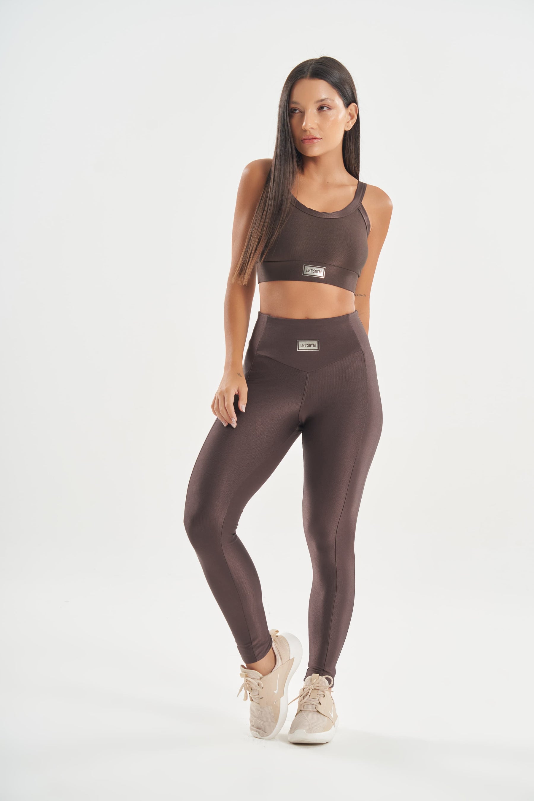 Legging Bright Coffee Lets Gym
