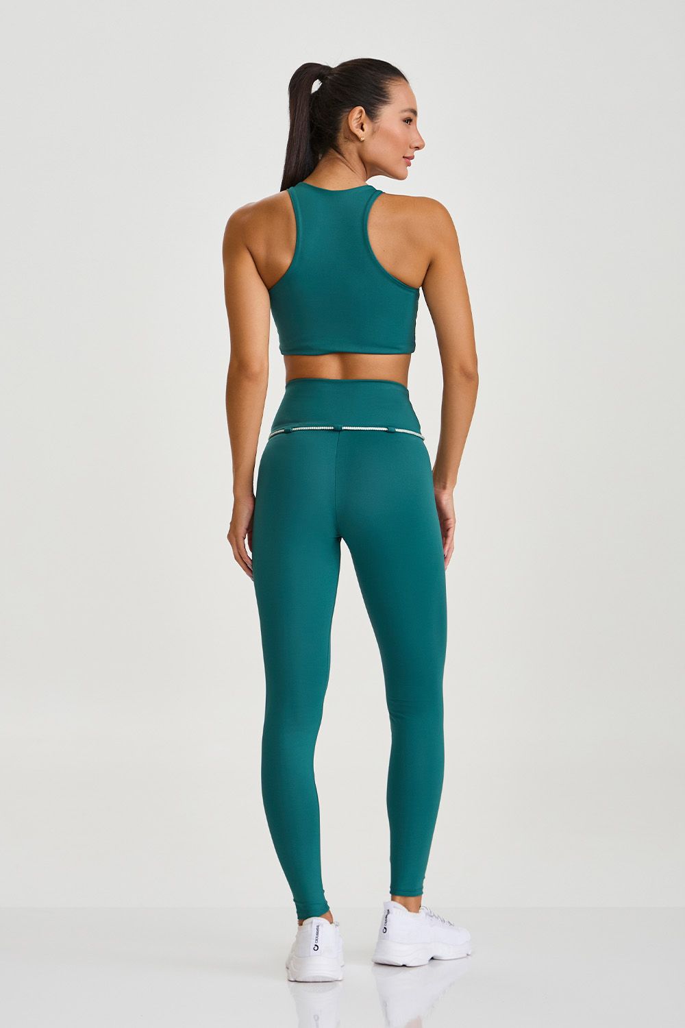 Legging Com Cadarço Verde Caju Brasil
