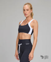 Top Dupla Face Bicolor Preto Alto Giro