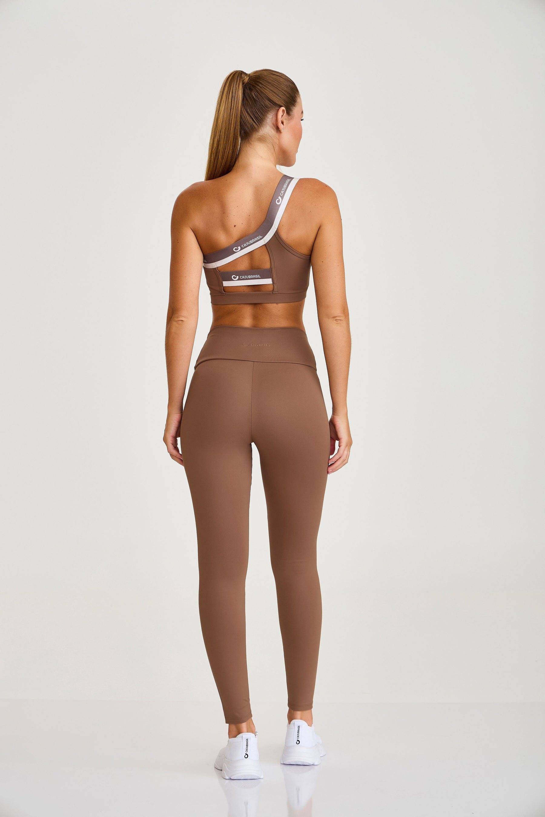 Legging Com Elastico Personalizado Marrom Caju Brasil