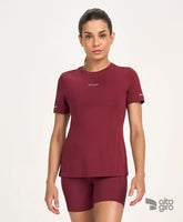 T-Shirt Basica Refletivos Vermelho Tinto Alto Giro