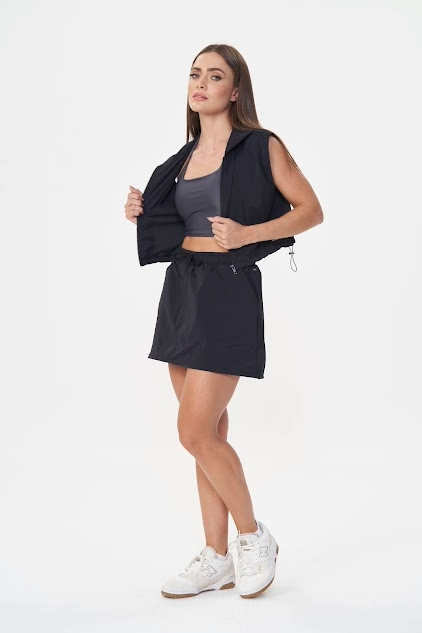 Colete Athleisure Preto Lets Gym