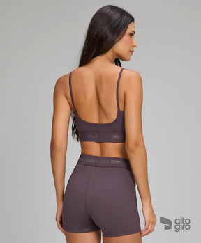 Top Sport Marrom Nobre Alto Giro