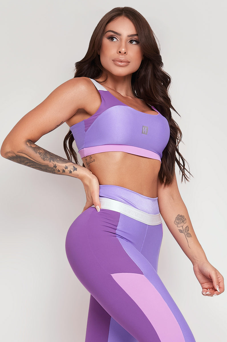 Top Lumina Lavanda Lets Gym