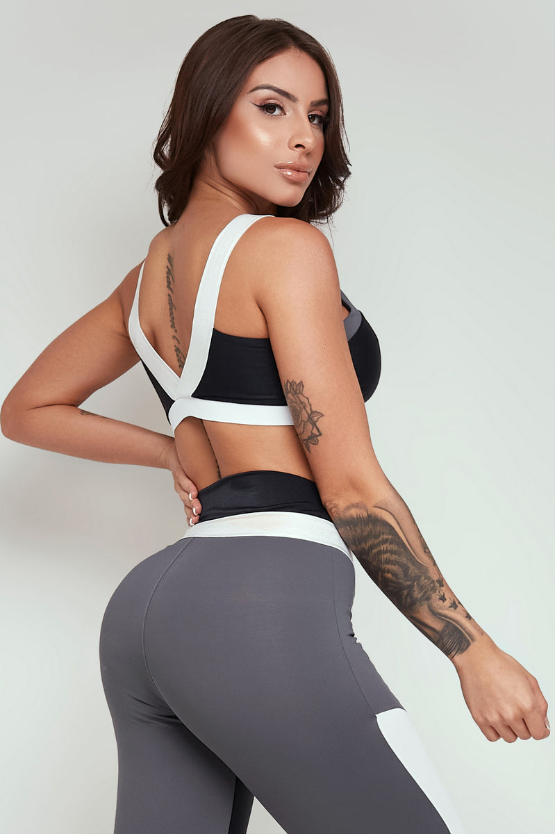 Top Lumina Preto Lets Gym