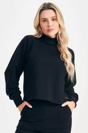 Conjunto Blusa e Calça Core Preto Lets Gym