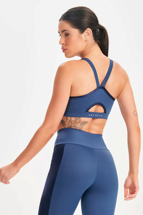 Top Dark Azul Marinho Lets Gym