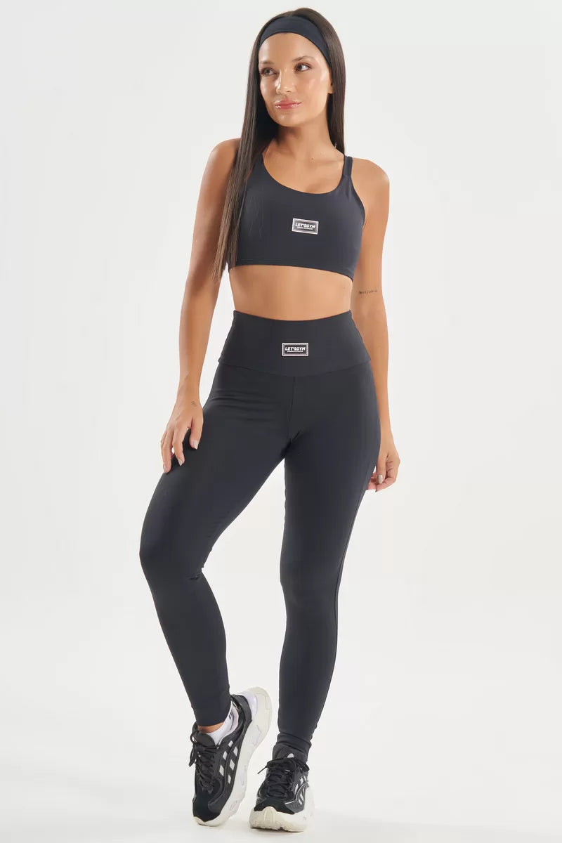 Legging Basic Colors Preto Lets Gym