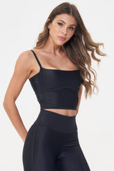 Cropped Harmony Preto Lets Gym