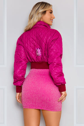 Jaqueta Bomber Maria Gueixa Pink