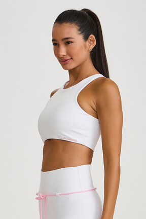 Top Com Silk Branco Caju Brasil