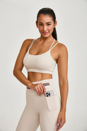 Top Pro Alças Duplas Off White Caju Brasil