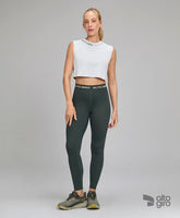 Legging Sport Verde Escuro Alto Giro