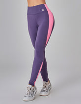 Legging Fuso com Recortes Connect Roxo Vestem