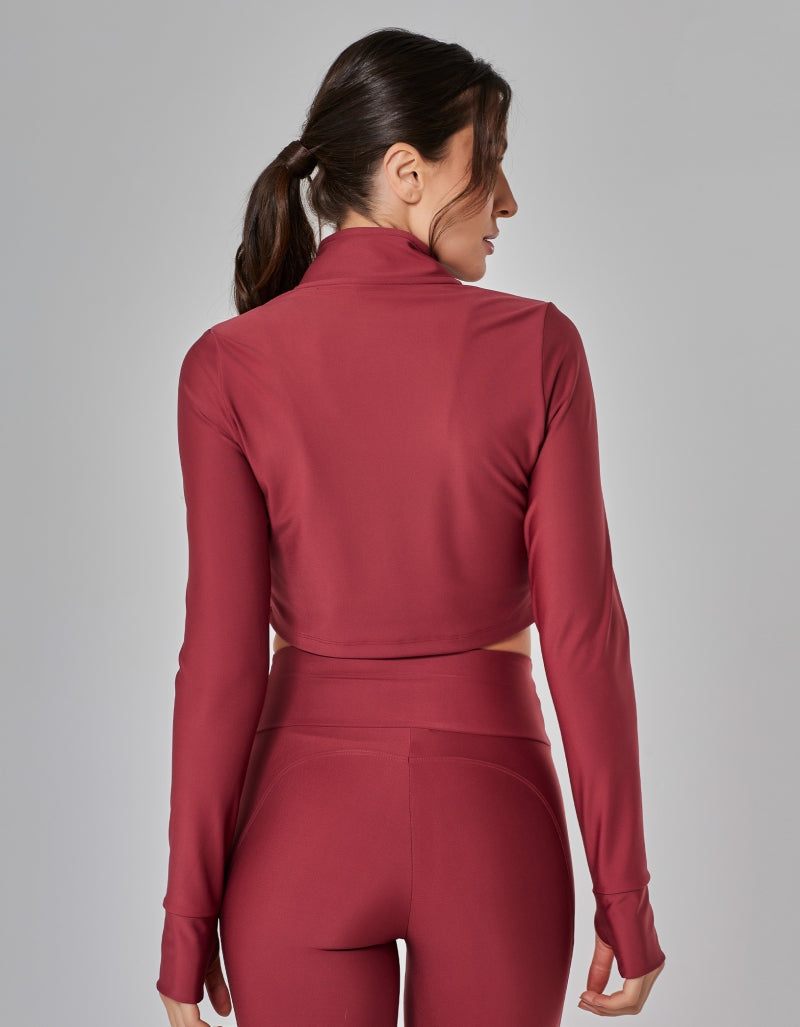 Jaqueta Cropped Focus Vermelho Vestem