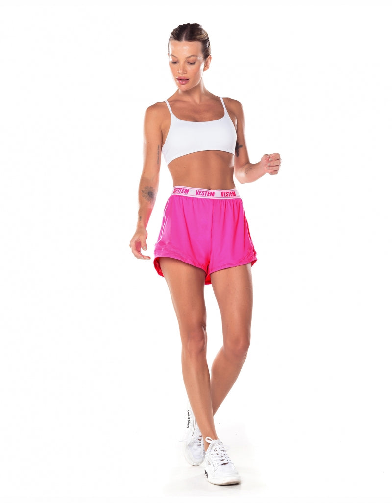 Shorts Running Hera Pink Neon Vestem