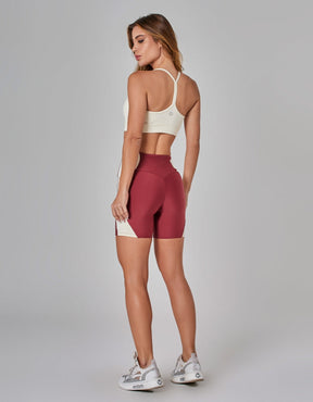 Shorts com Recortes Connect Vermelho Vestem