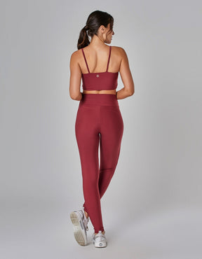 Legging Fuso com Bolso Focus Vermelho Vestem