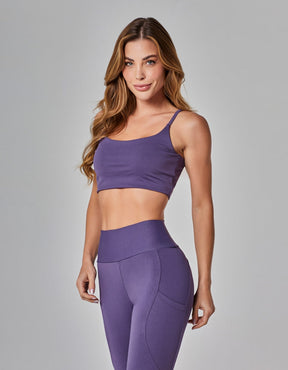 Top Média Sustentação Focus Roxo Vestem