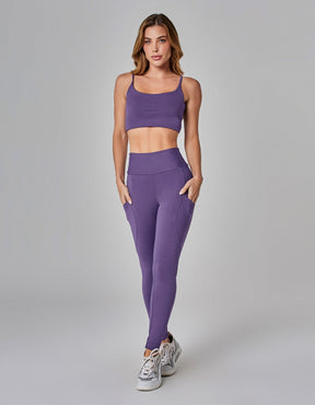 Legging Fuso com Bolso Focus Roxo Vestem