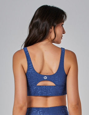 Top Alta Sustentação Winner Azul Jeans Vestem