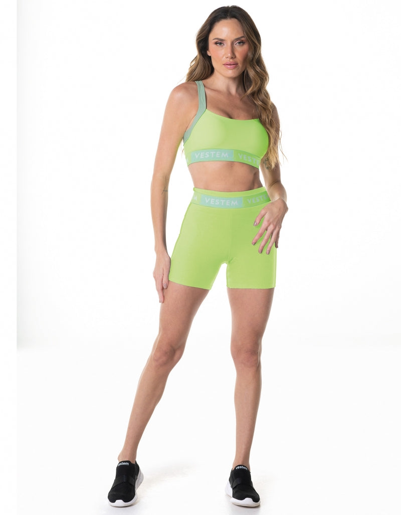 Shorts Bold Verde Neon Vestem