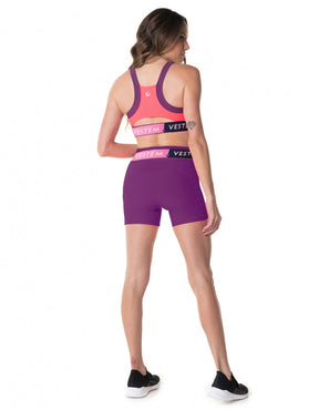 Shorts Bold Roxo Vestem
