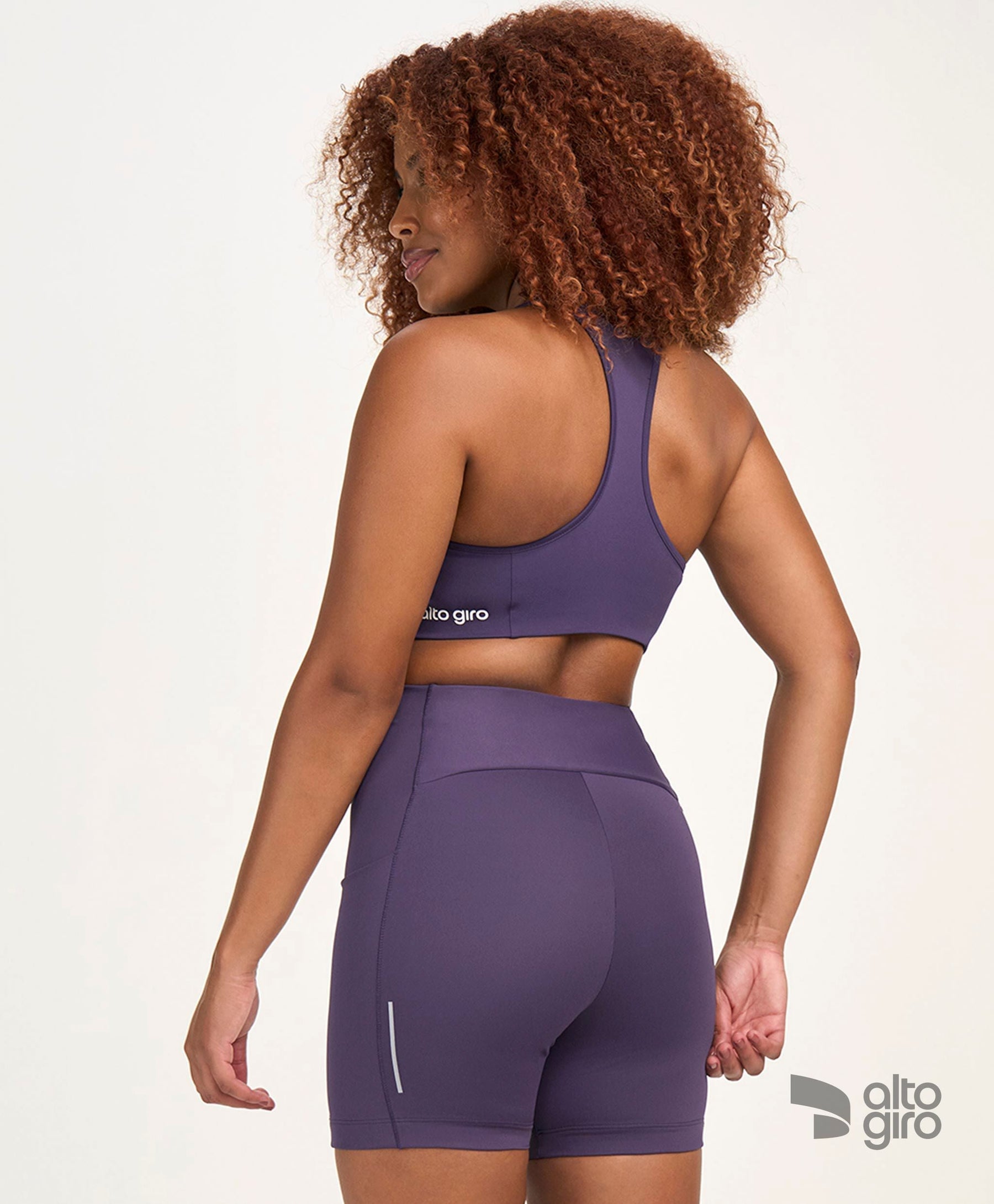 Top Costas Nadador Essential Roxo Velvet Alto Giro