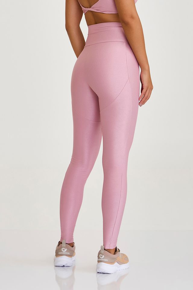 Legging Pro Essencial Rosa Quartzo Caju Brasil
